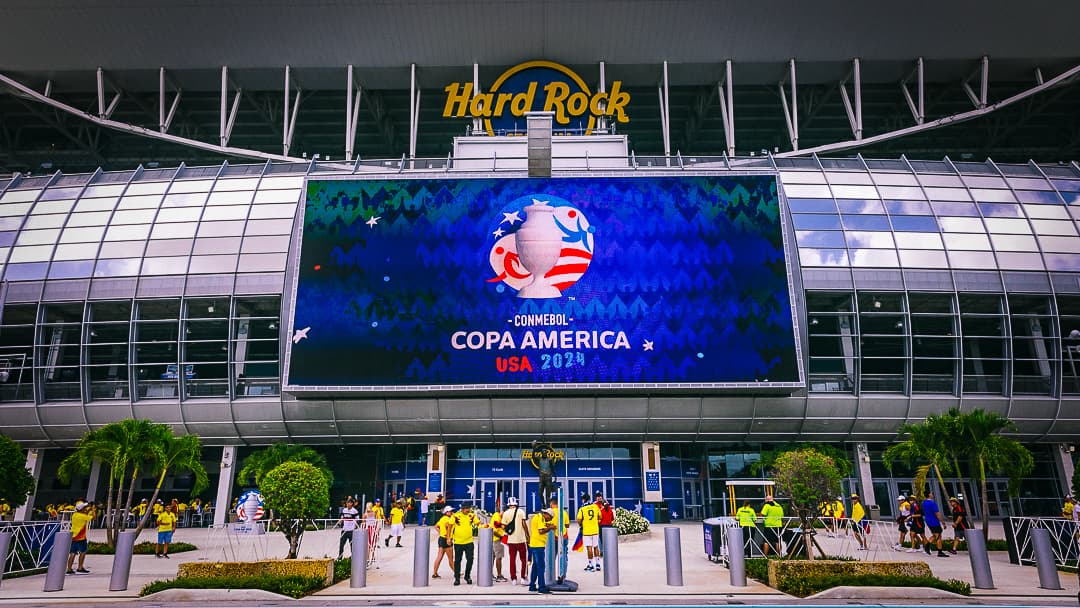 Michelob ULTRA Beer Garden activation at a Copa América stadium