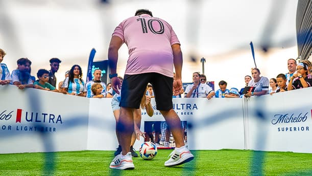 ULTRA + PUMA jersey giveaway at the Copa América activation