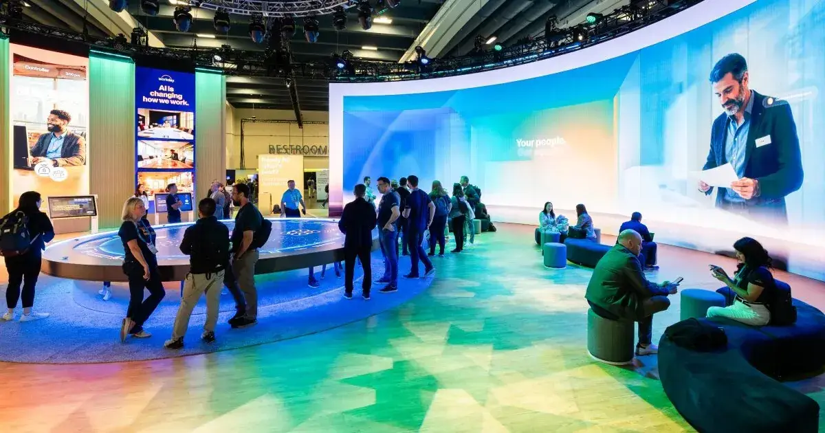 The Core content theater presentation at Workday Rising 2025