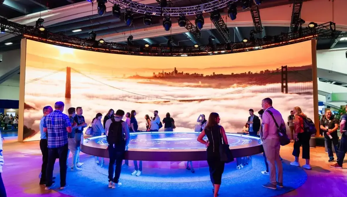 The Core immersive LED environment at Workday Rising 2025