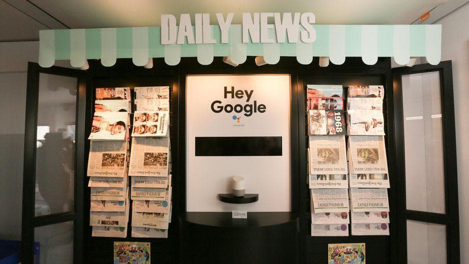 185 google assistant ces 2018 booth tour