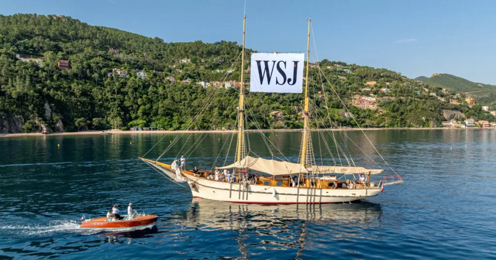 The Wall Street Journal branded O'Remington experience at Cannes Lions 2026.